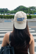 Load image into Gallery viewer, #CoffeeDriven VINYL Cap (Cream)